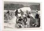 The Three Miles from the Front, Skating at Versailles, France, 1871 by Anonymous
