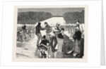 The Three Miles from the Front, Skating at Versailles, France, 1871 by Anonymous