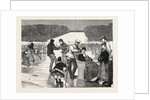 The Three Miles from the Front, Skating at Versailles, France, 1871 by Anonymous