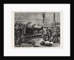 Testing the 35 Ton Gun at Woolwich, UK, 1871 by Anonymous
