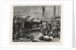 Testing the 35 Ton Gun at Woolwich, UK, 1871 by Anonymous