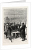 The Prussians Examining Passes at the Bridge of Asnieres, France, 1871 by Anonymous