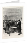 The Prussians Examining Passes at the Bridge of Asnieres, France, 1871 by Anonymous
