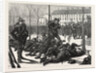 The The Germans in Paris, Waiting for a Passage, France, 1871 by Anonymous