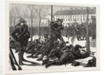 The The Germans in Paris, Waiting for a Passage, France, 1871 by Anonymous