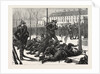 The The Germans in Paris, Waiting for a Passage, France, 1871 by Anonymous