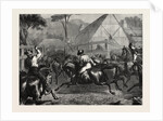 Mustering Cattle in Australia, 1871 by Anonymous
