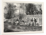 A Sketch on the Isis, the Oxford Crew at Home, UK, 1871 by Anonymous