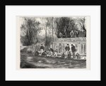 A Sketch on the Isis, the Oxford Crew at Home, UK, 1871 by Anonymous