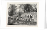A Sketch on the Isis, the Oxford Crew at Home, UK, 1871 by Anonymous