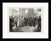 The Betrothal of the King of Spain: The King's Envoy Formally Asking the Duke of Montpensier for the Hand of the Infanta Mercedes, 1878 by Anonymous