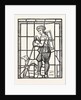 The Pedlar and His Dog, From A Window in Lambeth Church, London by Anonymous
