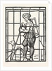 The Pedlar and His Dog, From A Window in Lambeth Church, London by Anonymous