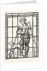 The Pedlar and His Dog, From A Window in Lambeth Church, London by Anonymous