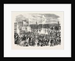 The First Display of the Fountains on the Upper Terrace of the Crystal Palace, London, 1855 by Anonymous