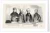 A Sketch at Bow Street on July 11, 1855; Sir J.D. Paul, Strahan, Bates, Tyrrell (Jailer) by Anonymous
