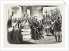 The Royal and Imperial Party Ascending the Grand Staircase of the Palace of Saint Cloud, France, 1855 by Anonymous