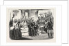 The Royal and Imperial Party Ascending the Grand Staircase of the Palace of Saint Cloud, France, 1855 by Anonymous