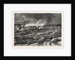 The Crimean War: Conflagration of Sebastopol, on the Morning of September 9, 1855, from the Height at the Termination of the Redan by Anonymous