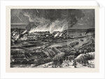 The Crimean War: Conflagration of Sebastopol, on the Morning of September 9, 1855, from the Height at the Termination of the Redan by Anonymous