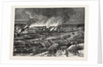 The Crimean War: Conflagration of Sebastopol, on the Morning of September 9, 1855, from the Height at the Termination of the Redan by Anonymous