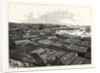 Chile: The Port of Valparaiso, Showing the Custom Houses, Dry Floating Dock, and Business Portion of the City by Anonymous
