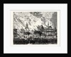 New York: Destruction by Fire of the Manhattan Market Building by Anonymous