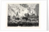New York: Destruction by Fire of the Manhattan Market Building by Anonymous