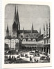 Germany: A Scene in the Marketplace at Lubeck by Anonymous