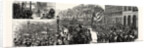 Belgium: The Jubilee of Independence, King Leopold Responding to Addresses and Reviewing the Historical Cavalcade, Brussels by Anonymous