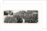 Belgium: The Jubilee of Independence, King Leopold Responding to Addresses and Reviewing the Historical Cavalcade, Brussels by Anonymous