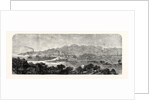Greece: General View of the Town and Fort of Laurrium, in the Silver Mining Region by Anonymous