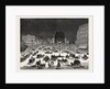 New York: Adapting the Brush Electric Light to the Illumination of the Streets, a Scene Near the Fifth Avenue Hotel by Anonymous