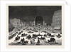 New York: Adapting the Brush Electric Light to the Illumination of the Streets, a Scene Near the Fifth Avenue Hotel by Anonymous