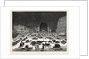 New York: Adapting the Brush Electric Light to the Illumination of the Streets, a Scene Near the Fifth Avenue Hotel by Anonymous