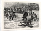 Dakota: A Snowball Battle Between Indian Boys, on the Banks of the Red River of the North by Anonymous