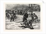 Dakota: A Snowball Battle Between Indian Boys, on the Banks of the Red River of the North by Anonymous
