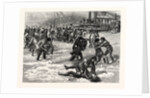 Dakota: A Snowball Battle Between Indian Boys, on the Banks of the Red River of the North by Anonymous