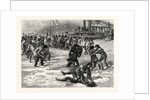 Dakota: A Snowball Battle Between Indian Boys, on the Banks of the Red River of the North by Anonymous