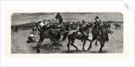 A Wrestling Match on Horseback Between the Dragoon Guards and the Royal Artillery, in the Transvaal by Anonymous