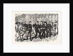 Virginia: After the Naval Review at Hampton Roads, Marines Gathering Delinquent Sailors in the Streets of Norfolk by Anonymous