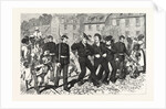 Virginia: After the Naval Review at Hampton Roads, Marines Gathering Delinquent Sailors in the Streets of Norfolk by Anonymous
