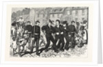 Virginia: After the Naval Review at Hampton Roads, Marines Gathering Delinquent Sailors in the Streets of Norfolk by Anonymous
