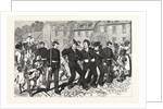 Virginia: After the Naval Review at Hampton Roads, Marines Gathering Delinquent Sailors in the Streets of Norfolk by Anonymous