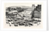 New York: View of the East River Bridge and the Approaches, Taken from the Hall of Records, City Hall Park by Anonymous