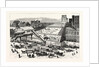 New York: View of the East River Bridge and the Approaches, Taken from the Hall of Records, City Hall Park by Anonymous