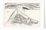 New York: Ground Plan and Elevation of the Buildings. Avenues and Approaches Proposed for the World's Fair at Inwood by Anonymous