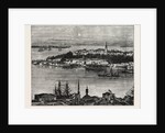 View Of Seraglio Point, Constantinople, Istanbul, Turkey by Anonymous