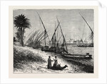 View Of Boulak, On The Nile, Egypt. by Anonymous