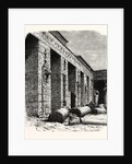 The Ruins Of The Palace Of Rameses Iii., At Medinet, Upper Egypt by Anonymous